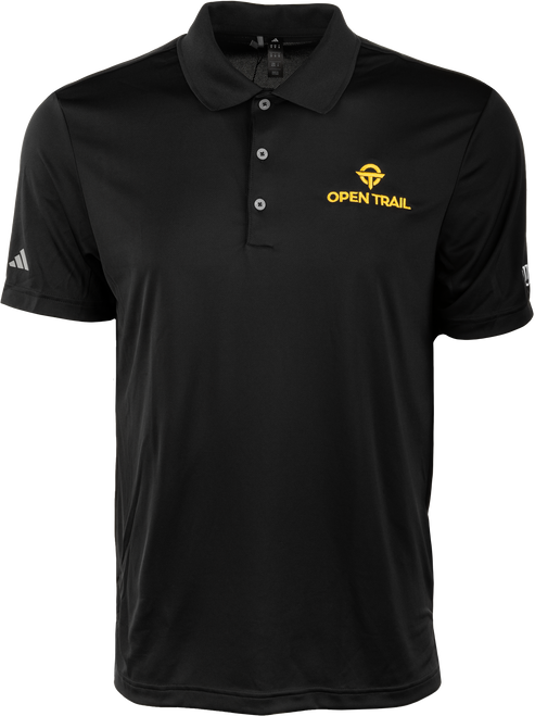 Open Trail Polo Black/yellow Lg