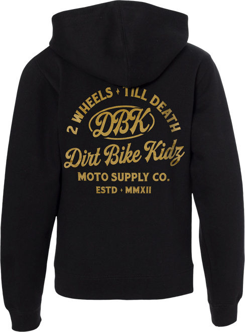 Gold Nugget Youth Hoodie Black Yx