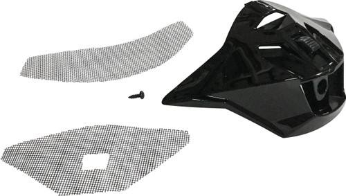 MOUTH VENT BLACK W/SCREWS/SCREEN GM-11