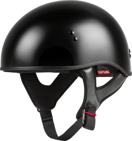 HH-45 HALF HELMET NAKED BLACK XS
