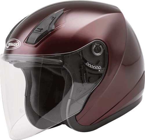 OF-17 OPEN-FACE HELMET WINE RED 3X