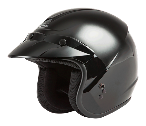 OF-2 OPEN-FACE HELMET BLACK LG