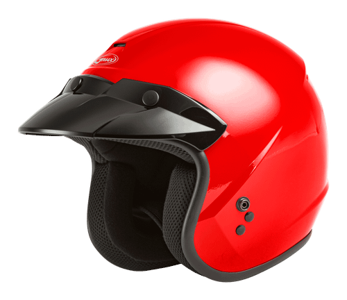 OF-2 OPEN-FACE HELMET RED SM