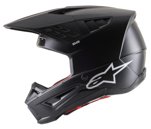 S-M5 SOLID HELMET BLACK MATTE MD