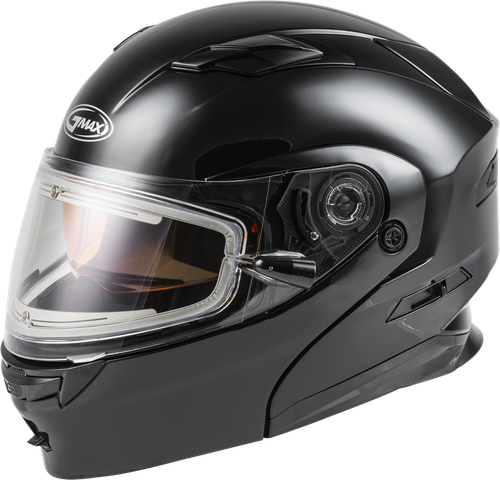 MD-01S MODULAR SNOW HELMET W/ELECTRIC SHIELD BLACK MD