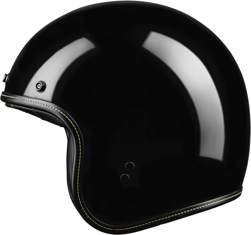 .38 RETRO HELMET GLOSS BLACK SM
