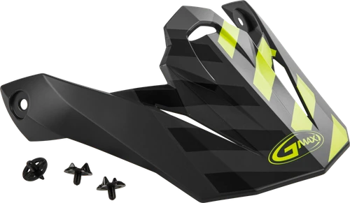 VISOR W/SCREWS FAME MX-86 MATTE DARK GREY/HI-VIS
