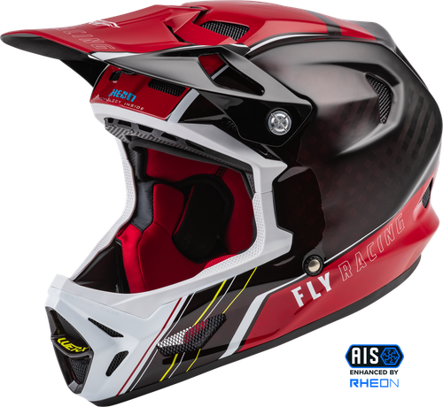 YOUTH WERX-R CARBON HELMET RED CARBON YL
