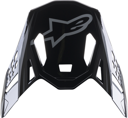 S-M10 CARBON META2 VISOR BLACK/GREY