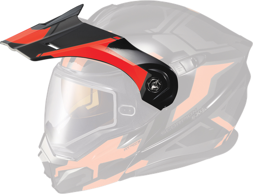 EXO-AT950 HELMET PEAK VISOR ELLWOOD RED