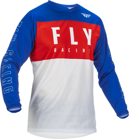 F-16 JERSEY RED/WHITE/BLUE LG
