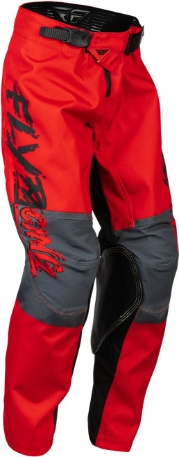 YOUTH KINETIC KHAOS PANTS BLACK/RED/GREY SZ 24