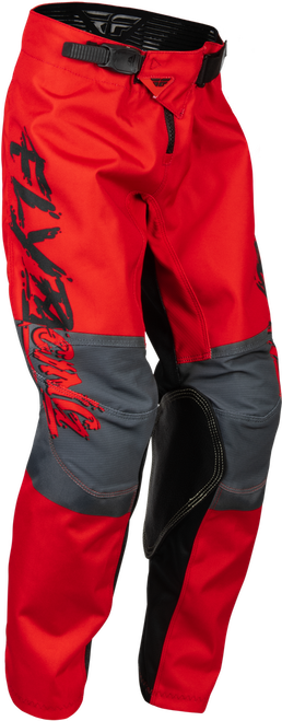 YOUTH KINETIC KHAOS PANTS BLACK/RED/GREY SZ 26