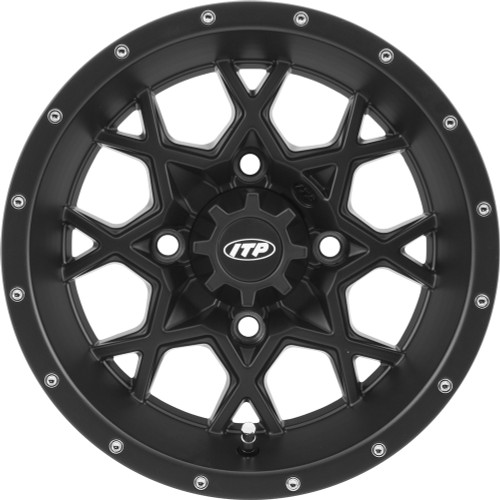 HURRICANE 12X7 4/137 5+2 BLACK