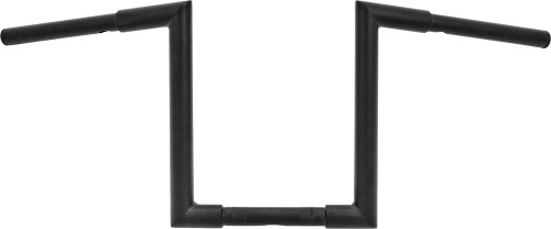 H-BAR Z-BAR 1 1/4" CABLE 12" RISE SATIN BLK