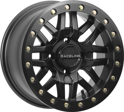 RYNO BDLK WHEEL 14X7 4/156 5+2 (+10MM) BLACK