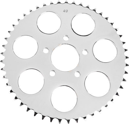 REAR SPROCKET 49T CHROME BIG TWIN 00-13