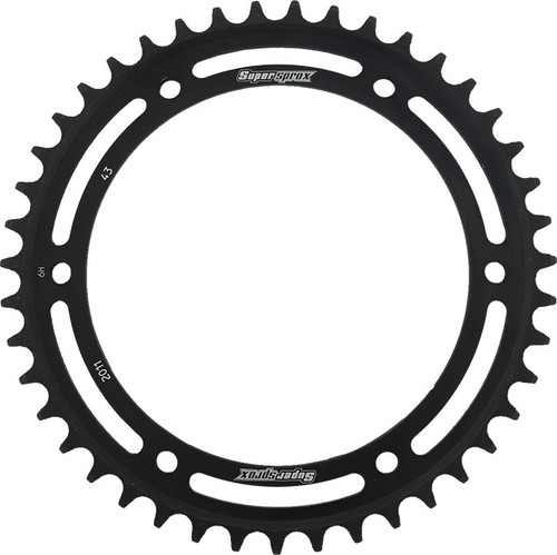 REAR SPROCKET STEEL 43T-530 BLK TRI