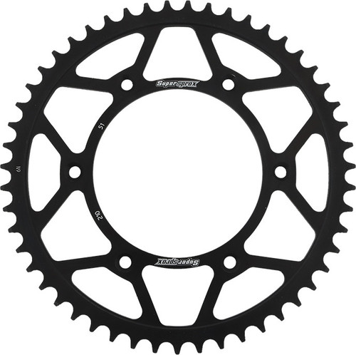 REAR SPROCKET STEEL 51T-520 BLK HON