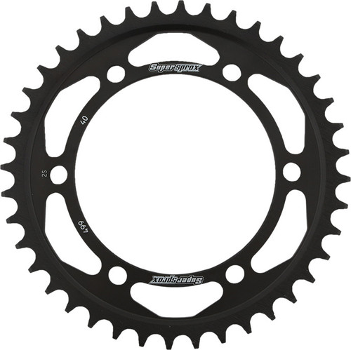 REAR SPROCKET STEEL 40T-530 BLK KAW/SUZ