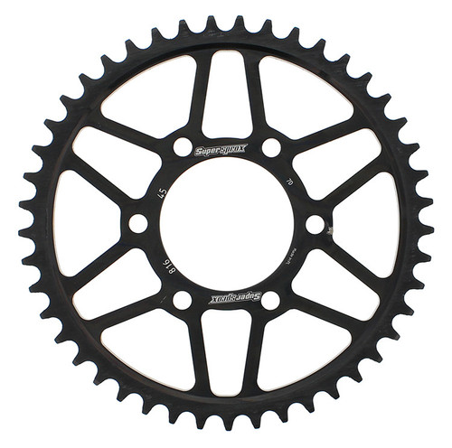 REAR SPROCKET STEEL 45T-530 BLK SUZ