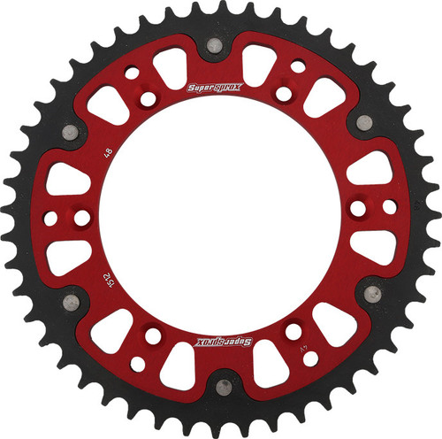 REAR STEALTH SPROCKET ALU/STL 48T-520 RED BETA/GAS/HUSQ/SHE