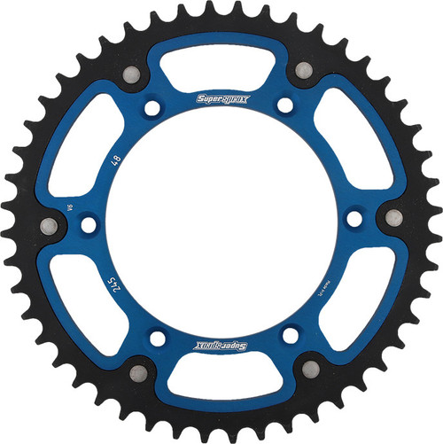 REAR STEALTH SPROCKET ALU/STL 48T-520 BLU YAM