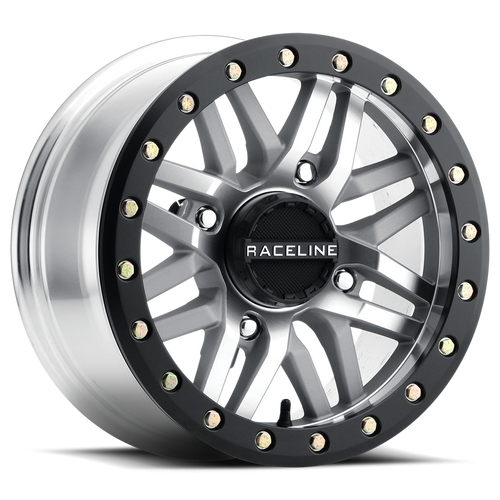 RYNO BDLK WHEEL 14X7 4/156 5+2 (+10MM) BLK/AS CAST