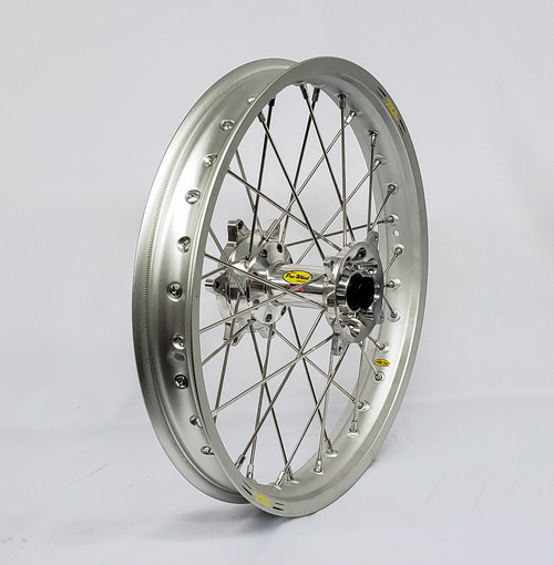 WHEEL REAR 1.85X19 SILVER HUB SIL RIM/SIL SPOKE/SIL NIPPLE