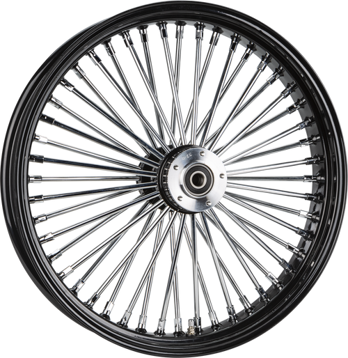 FR 48-SPK DD BLACK 21X3.5 WG-HUB 3/4" AXL 00 LTR