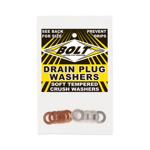 CRUSH WASHERS 10X18MM 10/PK 5 ALUMINUM & 5 COPPER