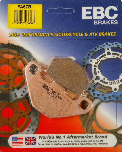 BRAKE PADS FA67R SINTERED R SERIES