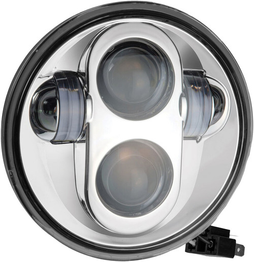 5 3/4" LED HEADLIGHT CHROME HIGH DEFINITION