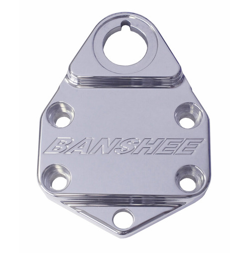 HANDLEBAR CLAMP W/KEY (POLISHED LOGO)