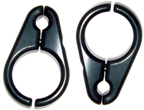 BRAKE LINE CLAMP 1"ARM X 5/16" LINE (BLACK)