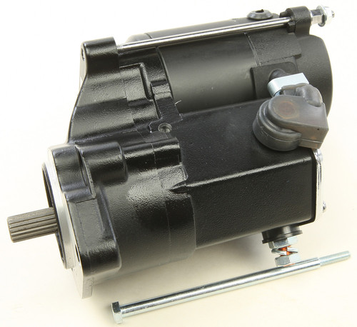 BIG TWIN STARTER 1.4KW BLACK 10-32 SHAFT