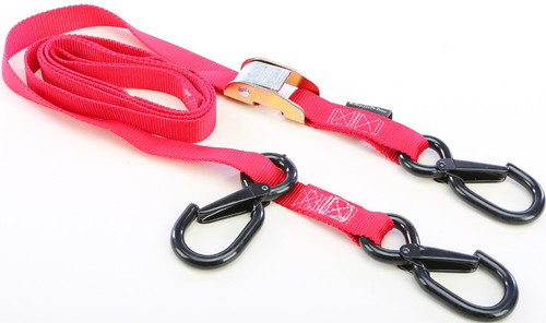 TIE-DOWN CAM SEC HOOK WATERCRA WATERCRAFT 1"X8' RED EACH