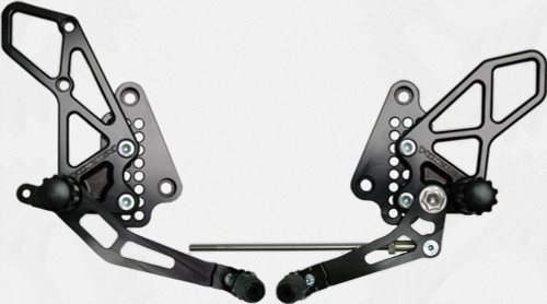 REAR SET COMPLETE BLK SUZ