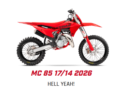 GASGAS MC 85 17/14 2026 – Hell Yeah!