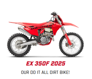 GASGAS EX 350F 2025 – Our Do‑It‑All Dirt Bike!