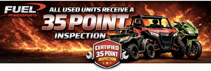 Fuel Powersports 35 Point Inspection Banner