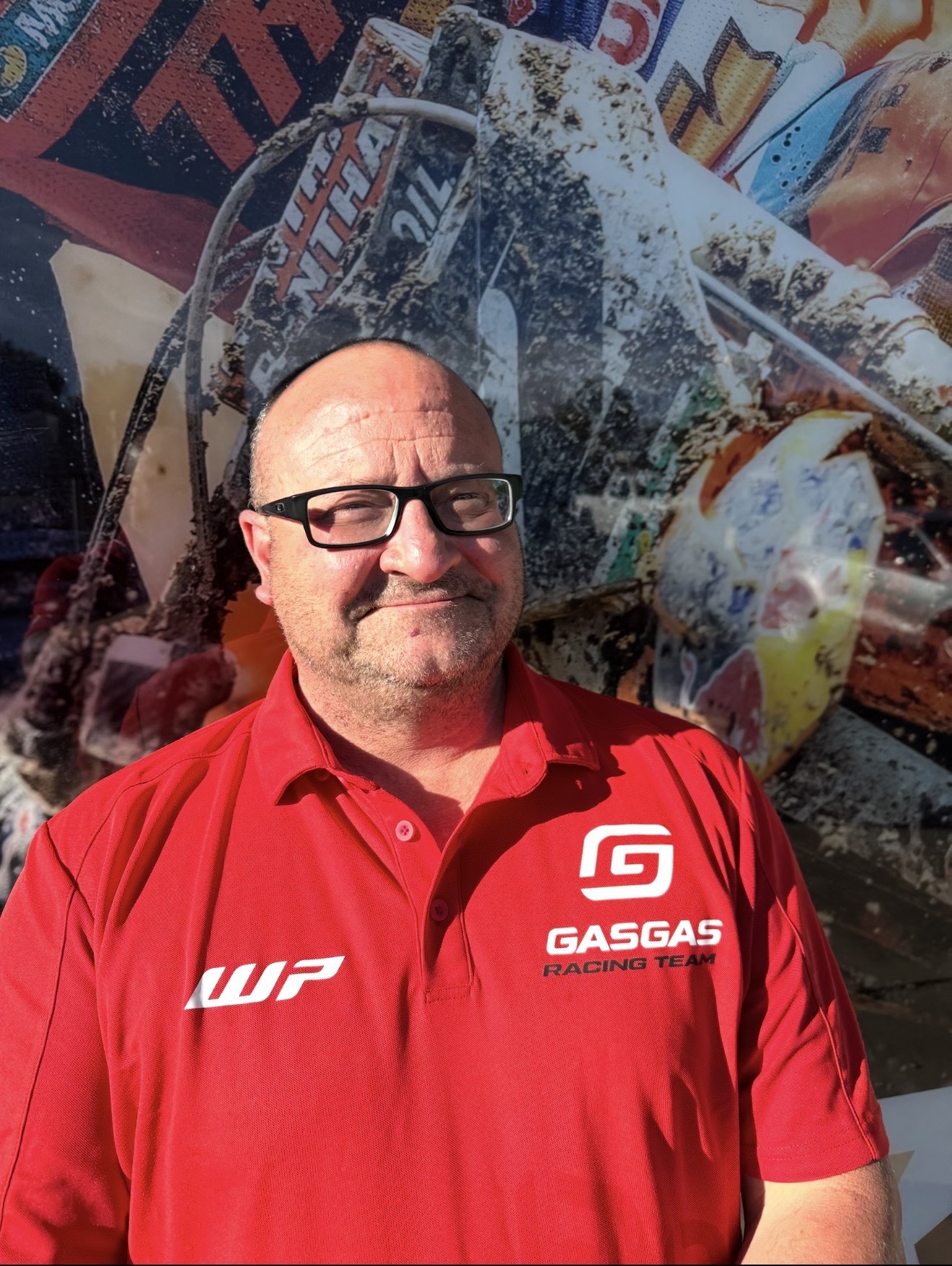 GASGAS motocross bikes on display at WPS partner dealership in Colorado