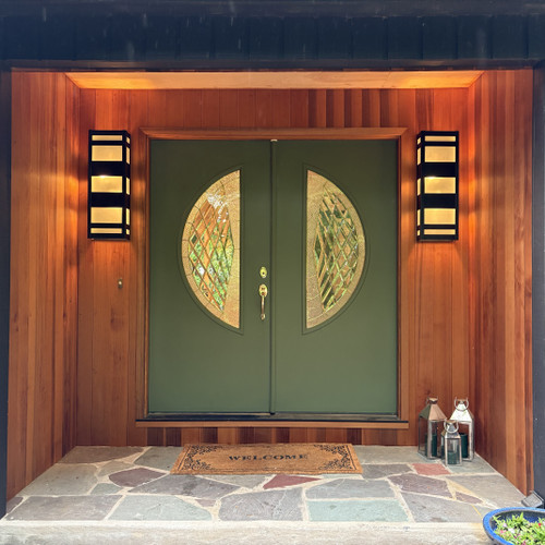 Beautifully displayed with frosted glass.