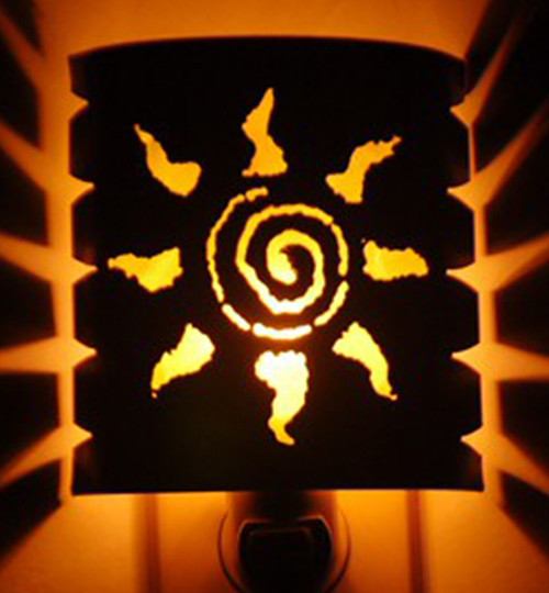 Spiral Sun Night Light.