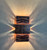 Three Tiered Rectangular Ziggurat Wall Lighting