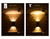 Clear LED bulbs vs GU10 bulbs.  I recommend using clear LED bulbs of any wattage in our fixtures.  Clear A19 or A15 bulbs (standard shaped bulbs) are fine.  I slightly prefer GU10 bulbs in our cylindrical fixtures as they are directional bulbs and really provide a nice crisp light.  We can put up and down GU10 in narrow fixtures as well as standard bulbs won't fit.