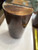 Half Round Mottled Copper Sconce (only one, bargain priced)