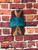 Three Tiered Ziggurat  Tree Trunk Burned copper & Dark Verdigris (bargain priced)