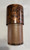 Rounded Hidden Sconce 9"W x 17.5"H x 5.5"W  Mottled Copper with Antique copper perf.