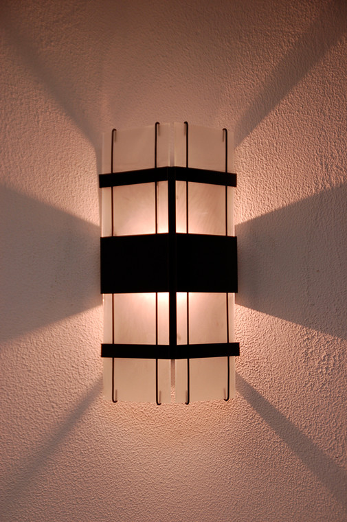 Floating Glass Wall Sconce Light Interior And Exterior